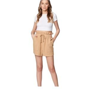 NWT! Blank NYC Paperbag Drawstring Tan Shorts - Size M